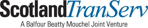 Image shows the scotland TranServ logo, clicking on this image takes you to the main page